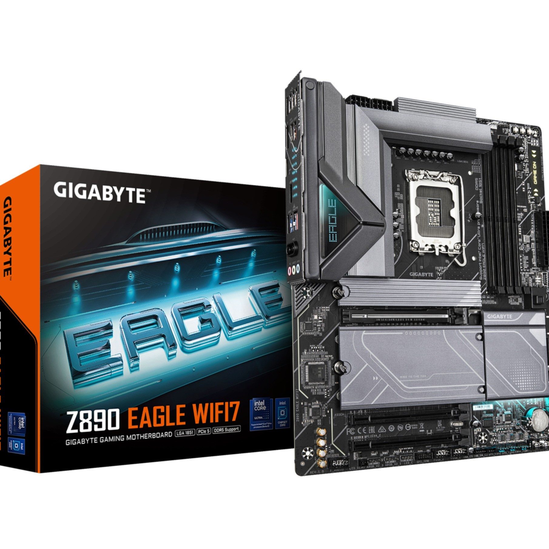 Gigabyte Z890 EAGLE WIFI7 Mainboard - Unterstützt Intel Core Ultra Mainboard