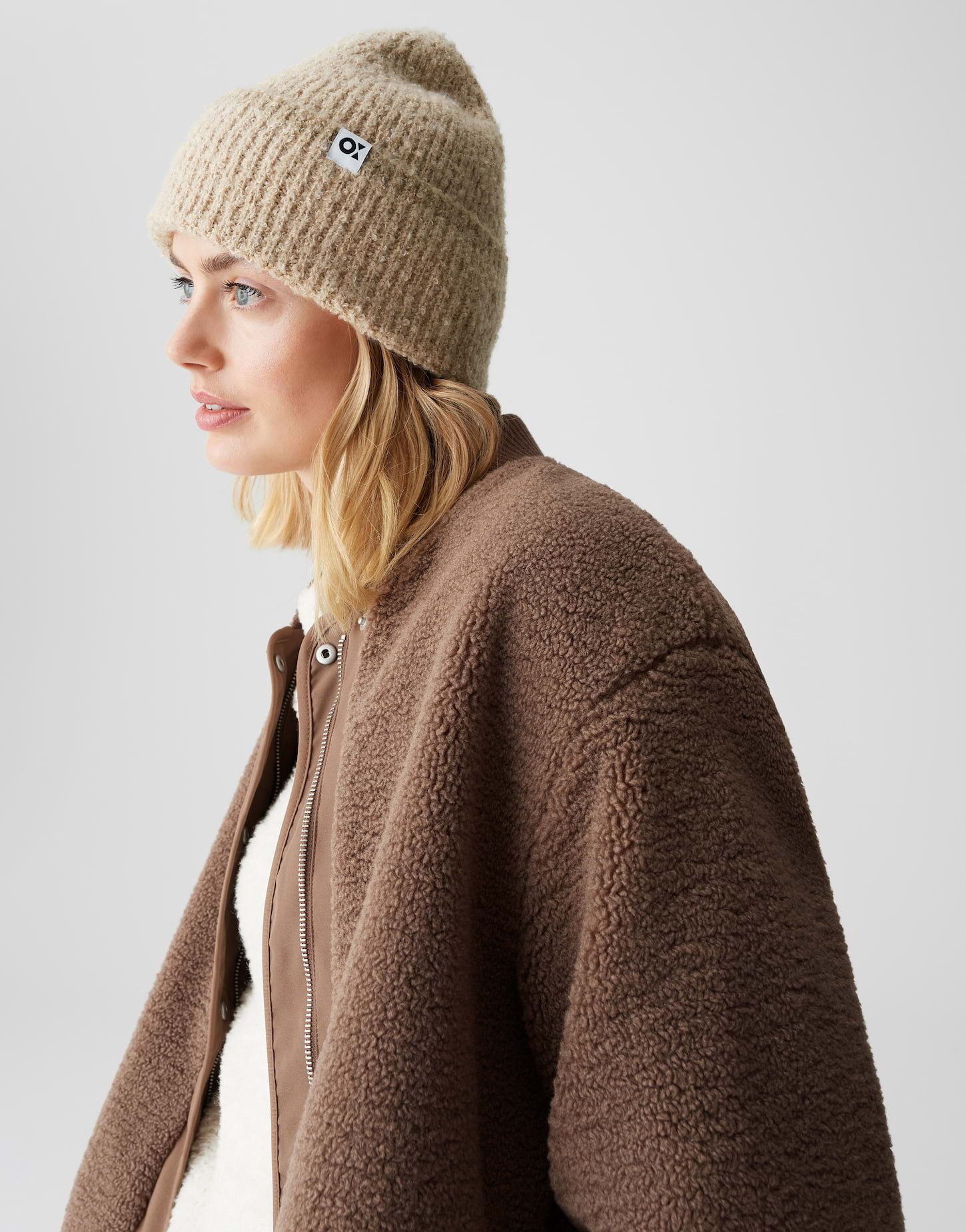 OPUS Strickmütze APERRY mit Rippstruktur one size, weicher Griff, gebürstet günstig online kaufen