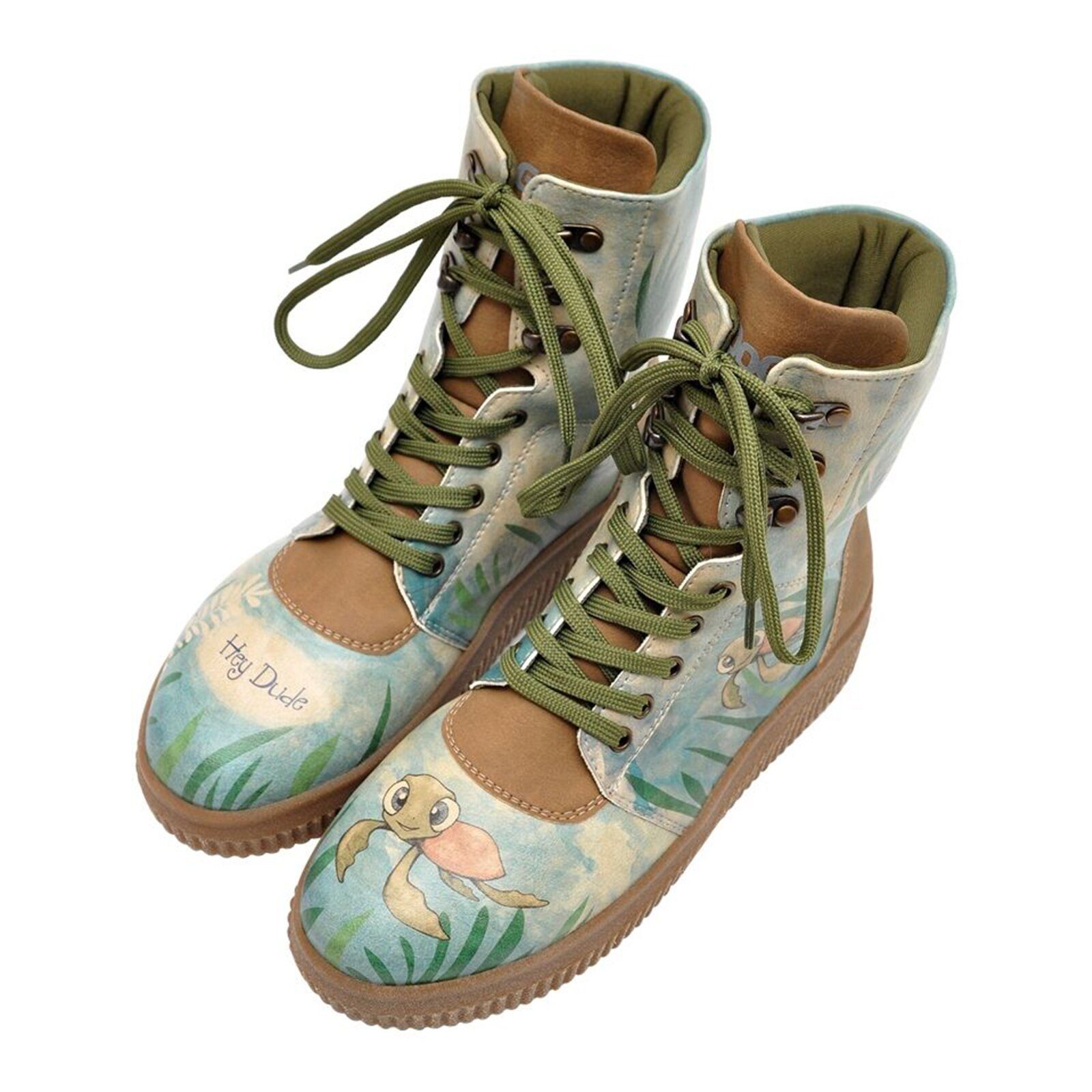 DOGO Future High Top Boots Caretta Damen Stiefeletten Schnürboots Handgefertigt
