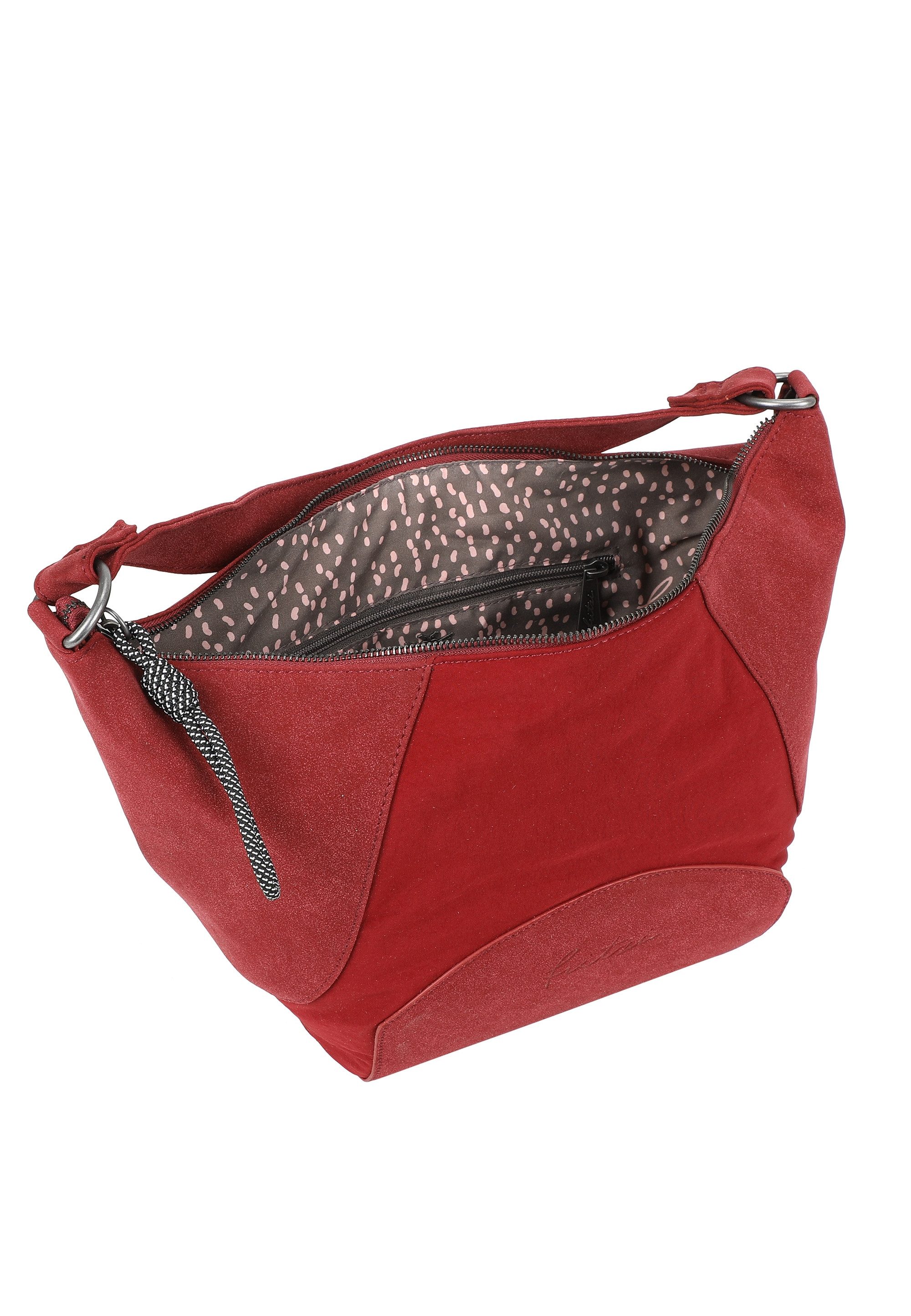 Fritzi aus Preußen Henkeltasche Sky Mix Anthra Black, mit tollem, weichem Handfeel