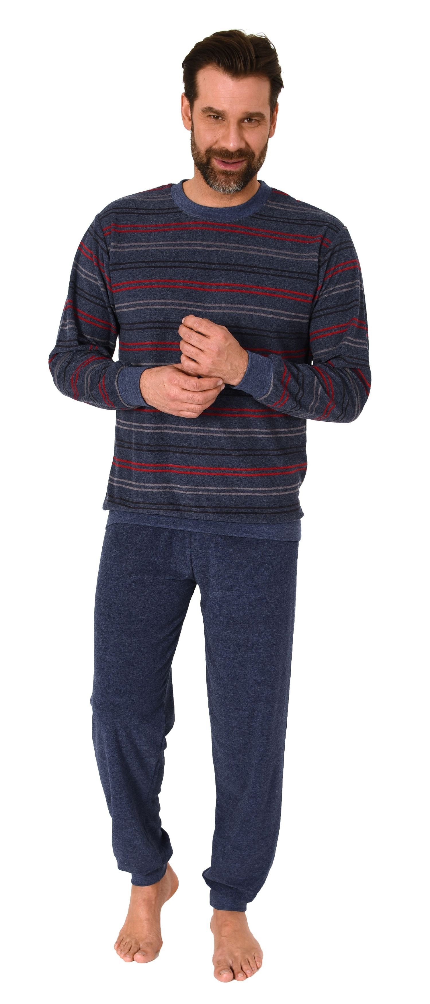 Normann Pyjama Normann Herren Frottee Schlafanzug günstig online kaufen