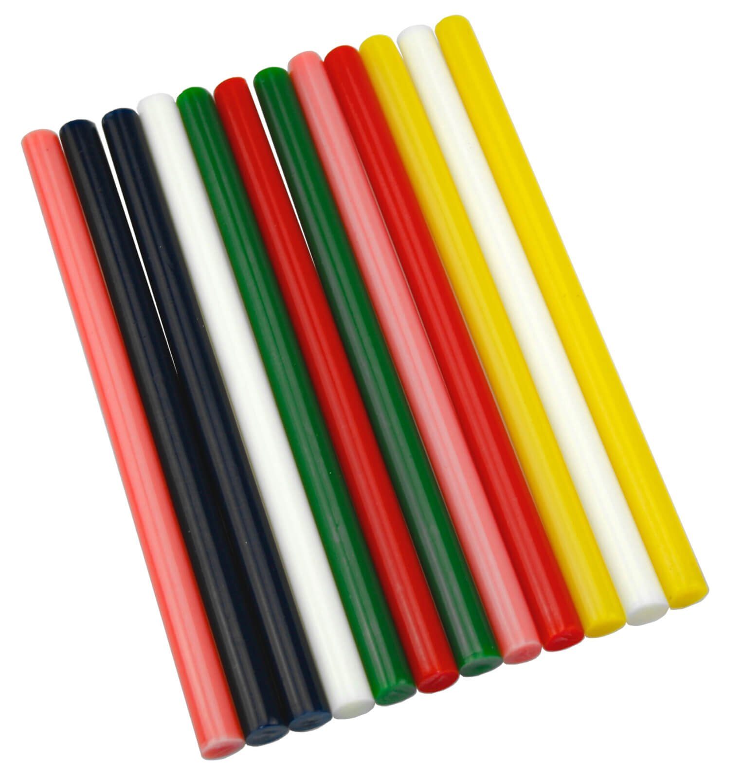 Easy Work Klebesticks 12 Heißklebesticks 11,2 x 200mm farbig bunt