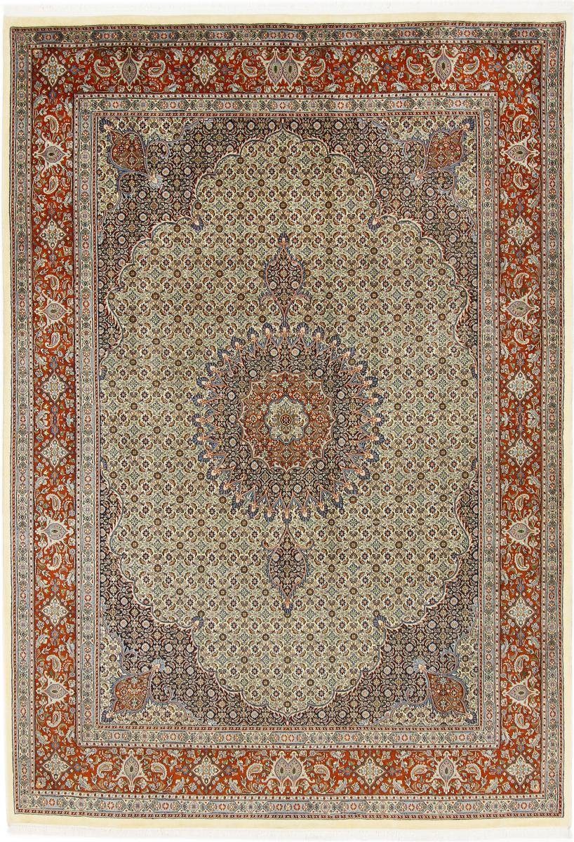 Orientteppich Moud Sherkat 197x282 Handgeknüpfter Orientteppich / Perserteppich, Nain Trading, rechteckig, Höhe: 12 mm | Kurzflor-Teppiche