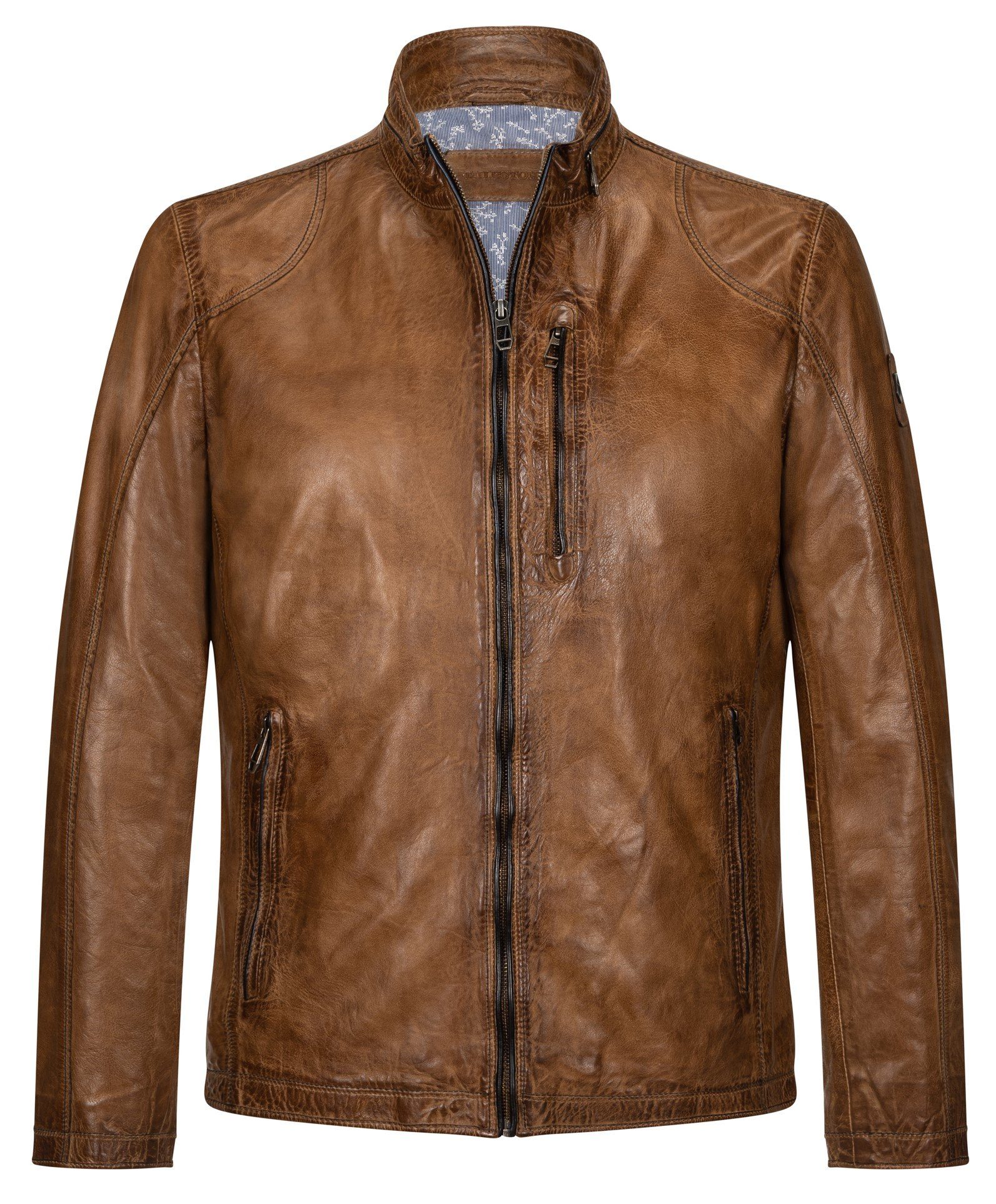 Milestone Lederjacke MS-Edward Herrenjacke aus softem günstig online kaufen