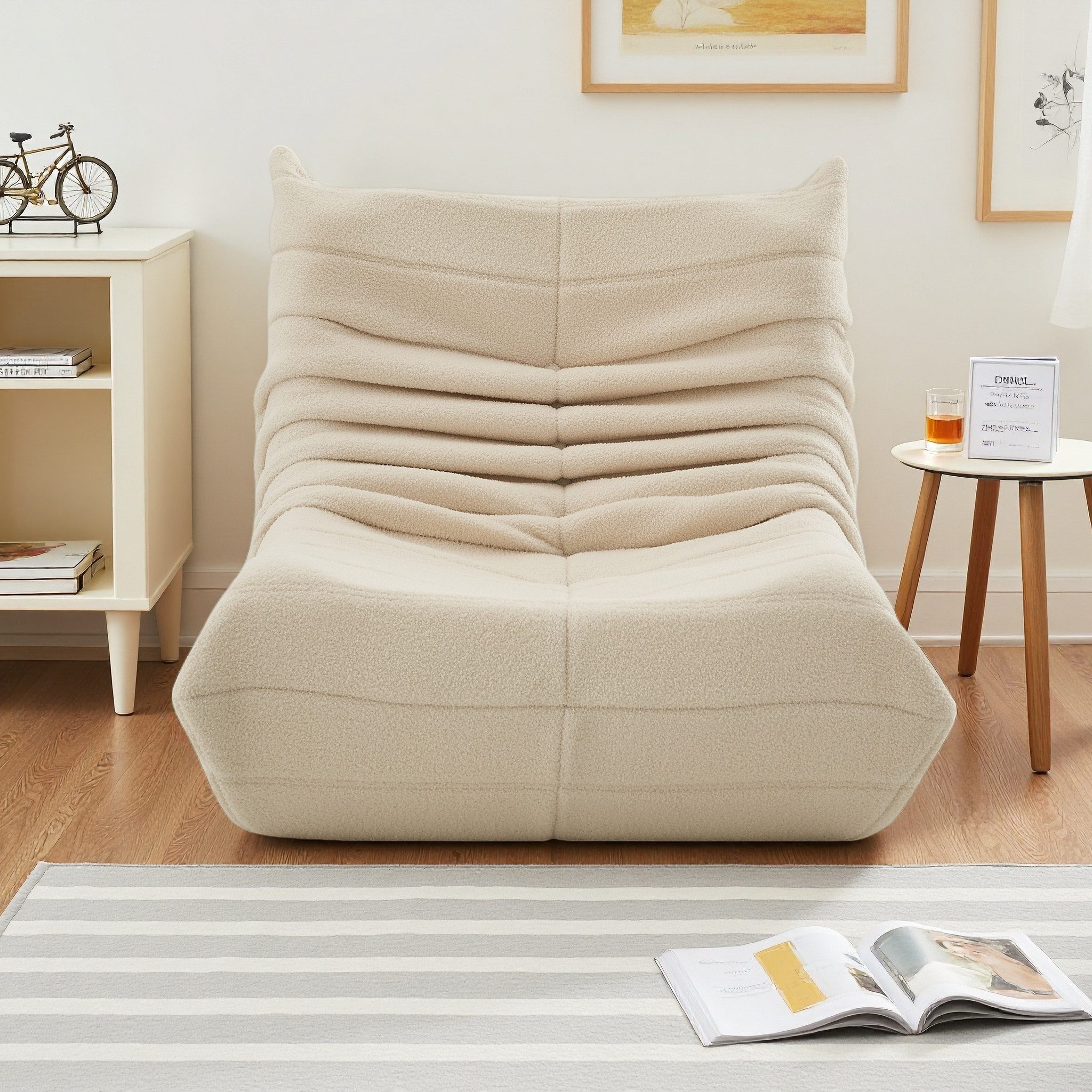 Simurq Sessel Sitzsack Sitzsack Relax-Sessel Lehnsessel Lazy Sofa-Stühle Einzelsofa (1 St, Modern, für Wohnzimmer & Schlafzimmer)