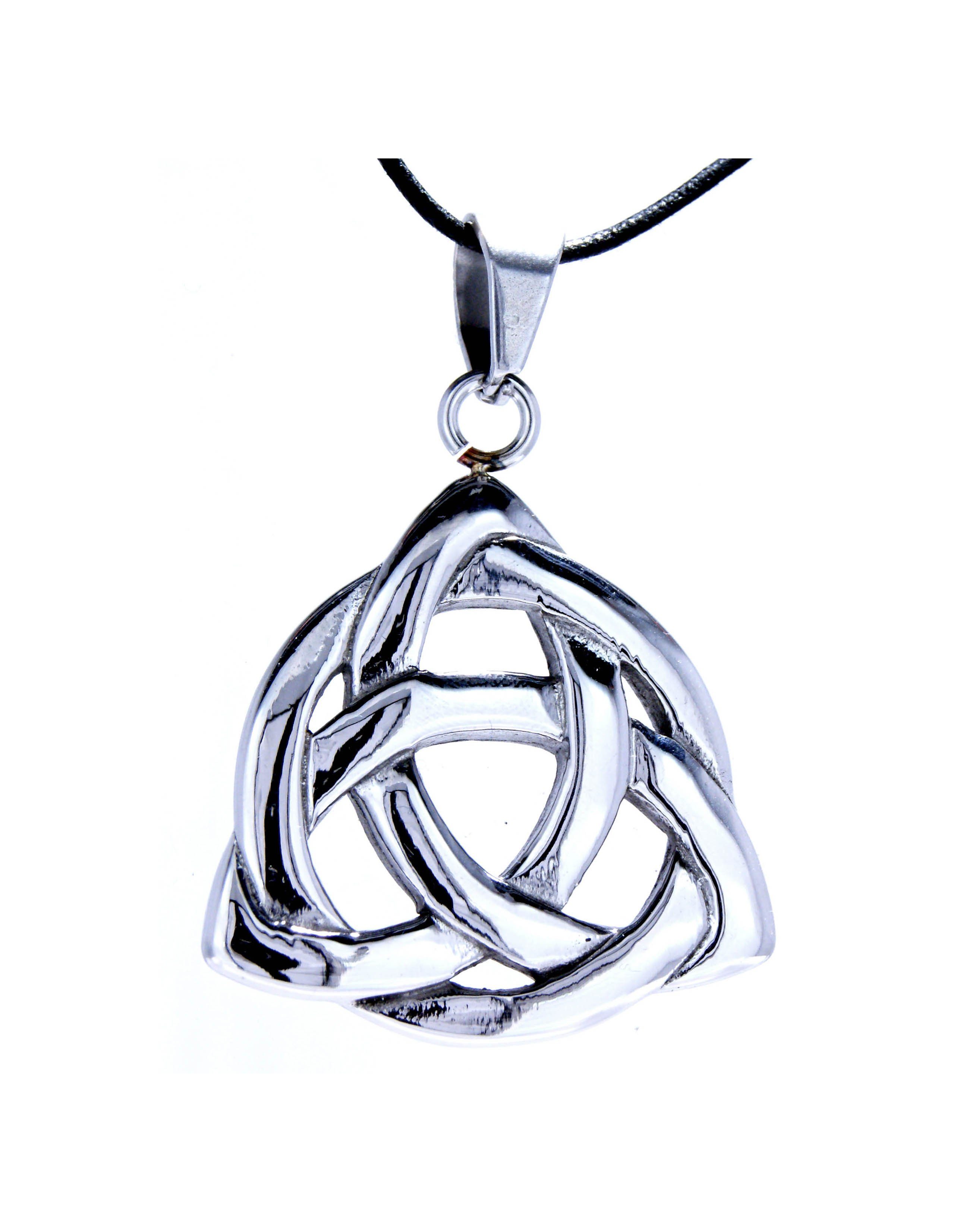 Kiss of Leather Kettenanhänger Keltischerknoten Knoten Kelten Keltik Anhänger Celtic Edelstahl