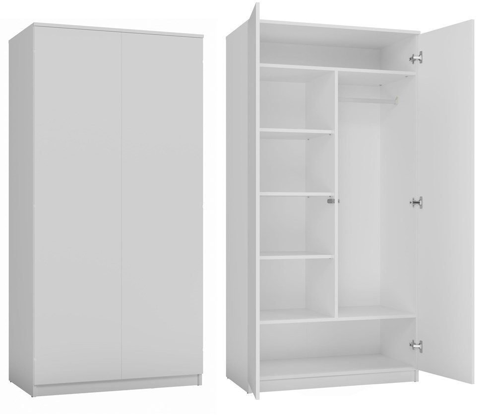 ibonto Kleiderschrank Vielseitiger Hochwertiger Mehrzweckschrank mit TIP-ON günstig online kaufen