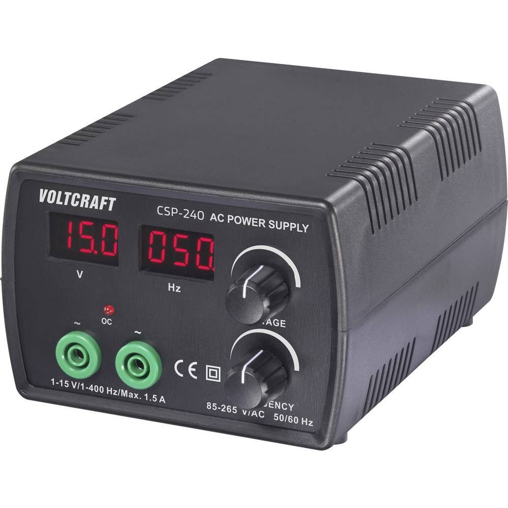 VOLTCRAFT CSP-240 Labornetzgerät, einstellbar Wechselspannung 1 - 15 1.5 A Labor-Netzteil