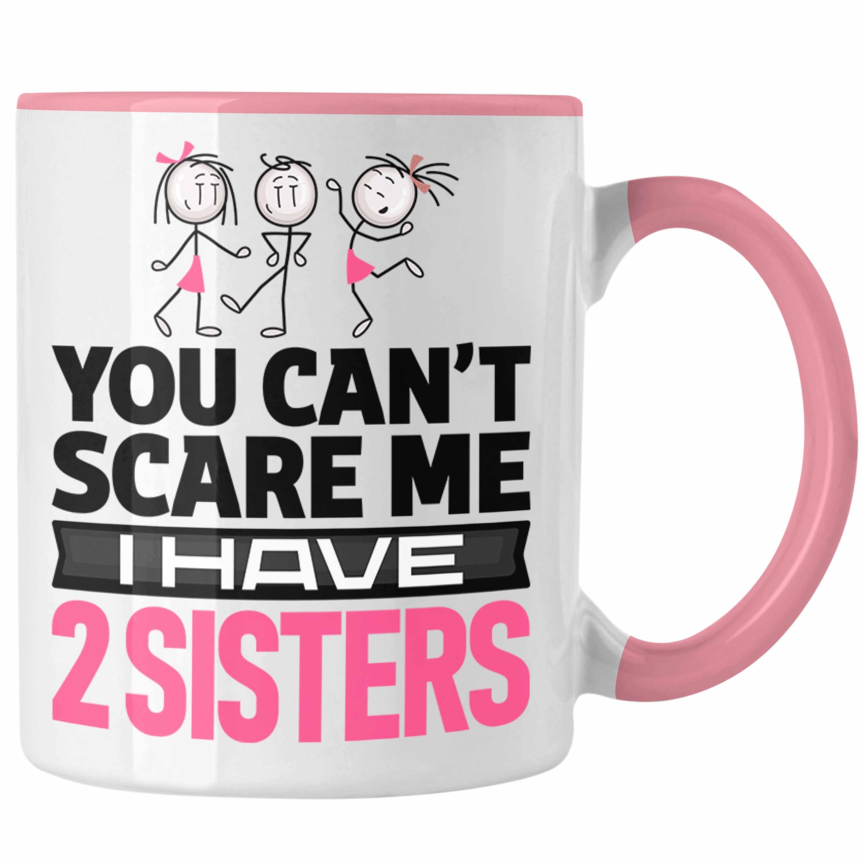 Trendation Tasse Geschwister Tasse Geschenk Bruder Schwester Geschenk von Schwestern An Rosa