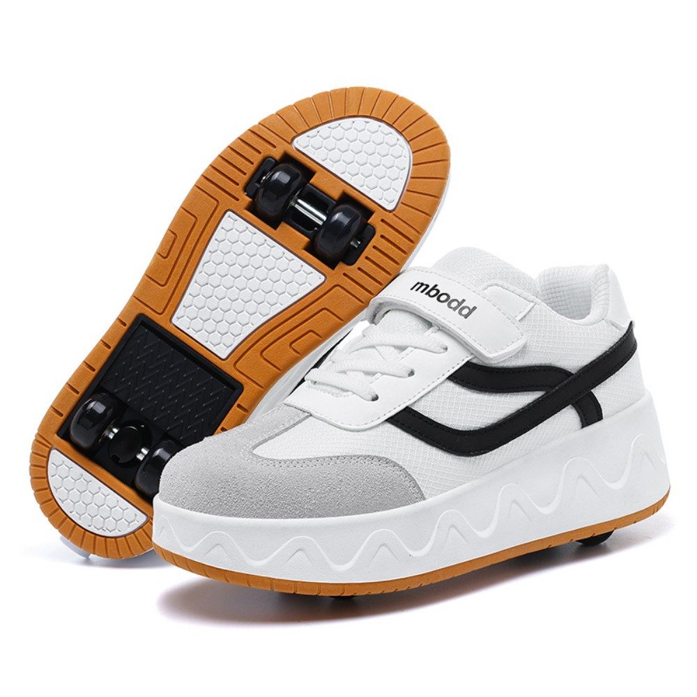 HUSK'SWARE Rollschuhe, (rutschhemmende Sportschuhe Freizeitschuhe, Kinder Rollschuhe Sneaker Mädchen Jungen), 2 in 1 Freizeitschuhe mit einziehbaren Rollen Sportschuhe