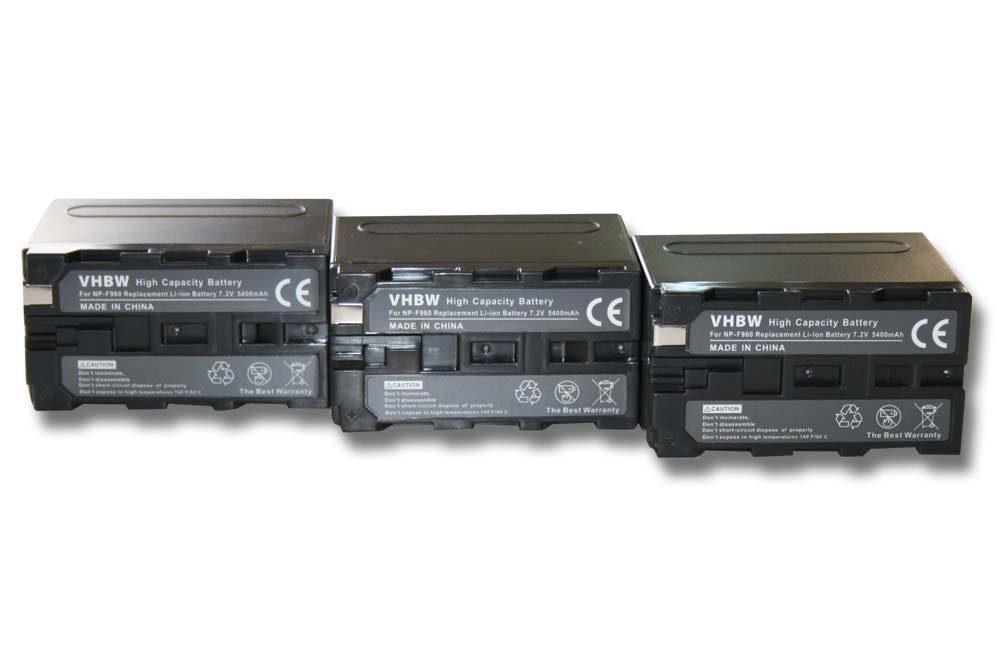 vhbw passend für Sony DCR-TRV510, DCR-TRV520, DCR-TRV525, DCR-TRV7, Kamera-Akku 6000 mAh