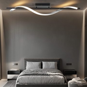 ZMH LED Deckenleuchte Schlafzimmer Dimmbar mit Fernbedienung 21W aus Aluminium, LED fest integriert, Dimmbar-Funktion