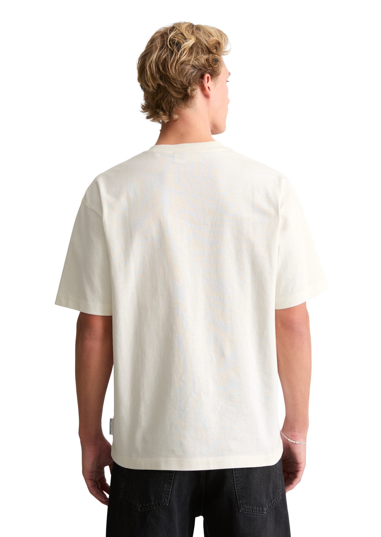 Marc O'Polo DENIM T-Shirt aus schwerem Bio-Baumwoll-Jersey