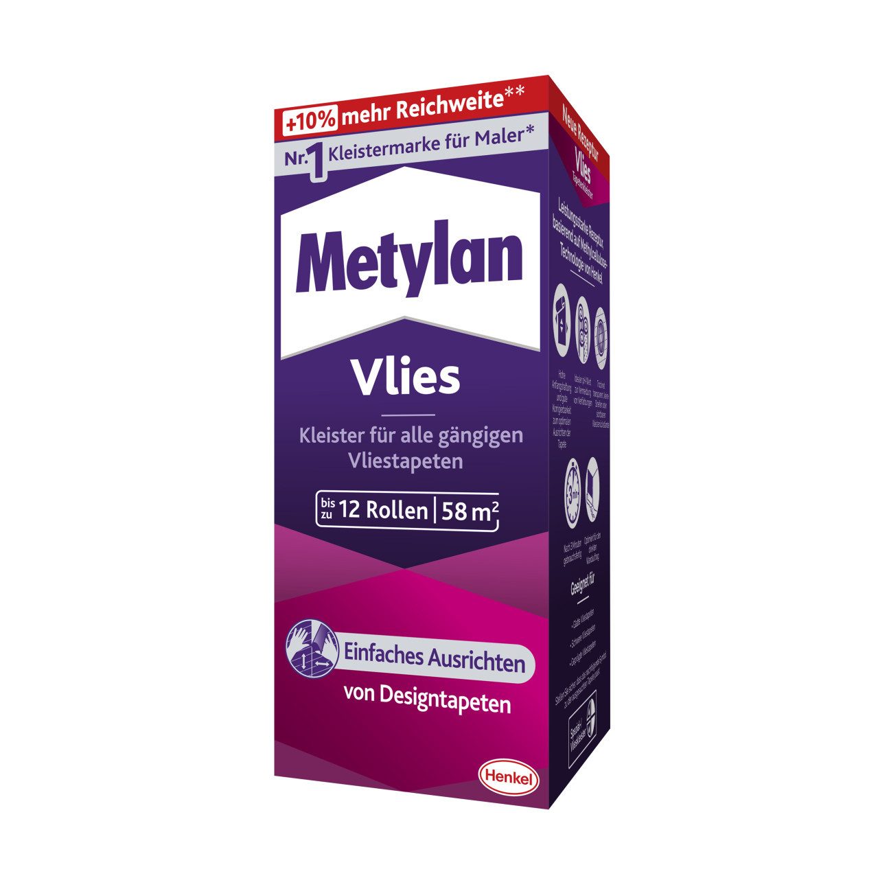 Metylan Kleister Metylan Vlies Tapetenkleister 360 g Paket günstig online kaufen