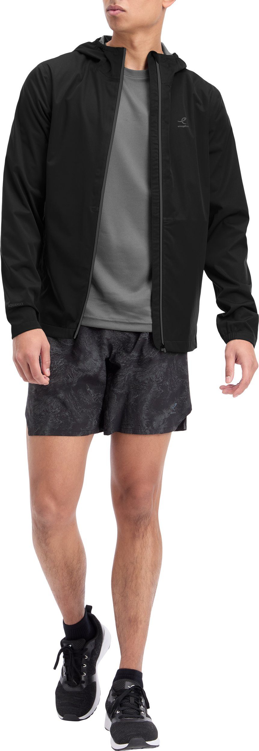 Energetics Laufjacke He.-Regenjacke Sean V M Langarm-Design, mit Reißverschluss, atmungsaktiv, in normaler Länge
