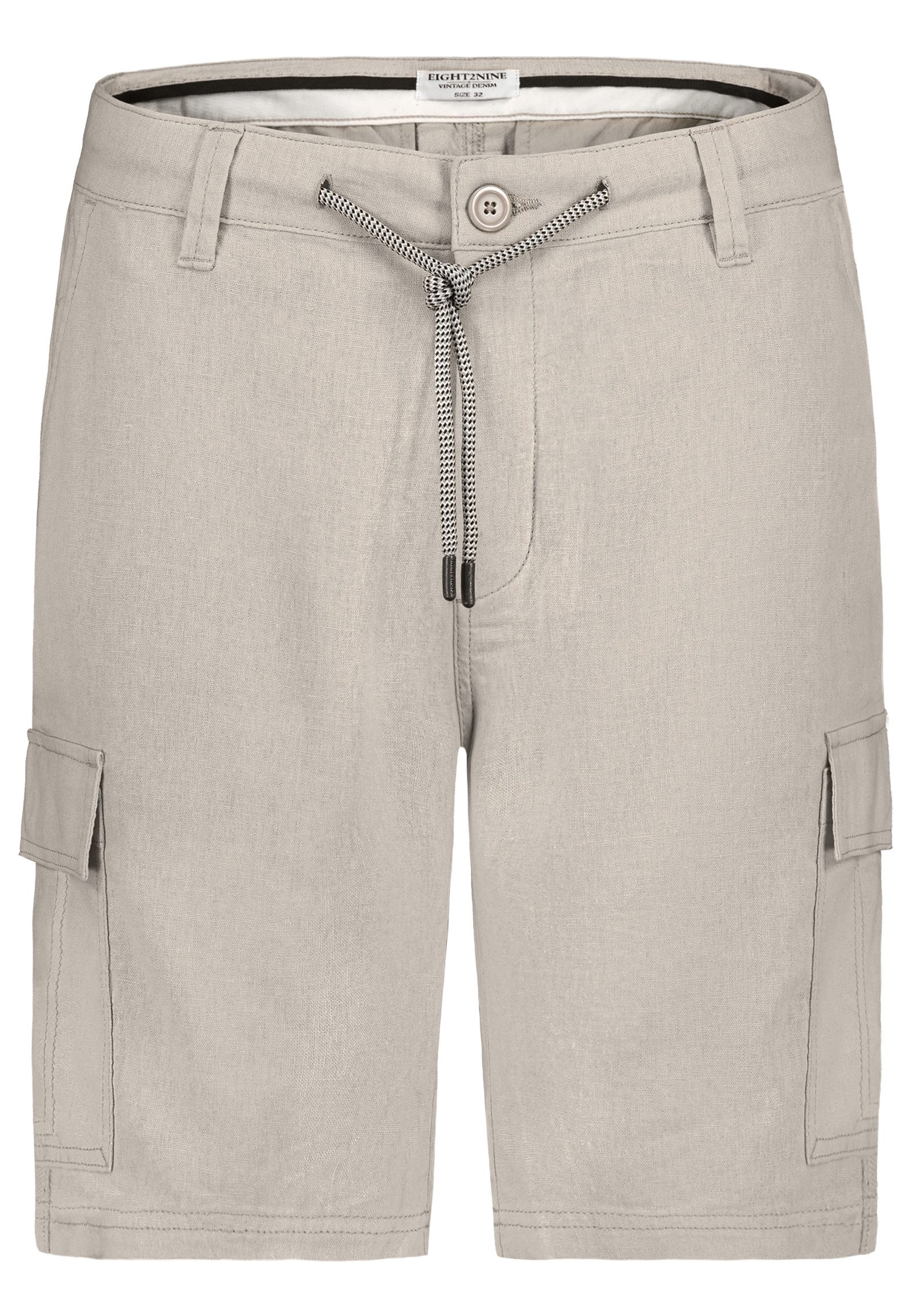 Eight2Nine Cargoshorts Vintage-Style Leinen Bermuda mit günstig online kaufen