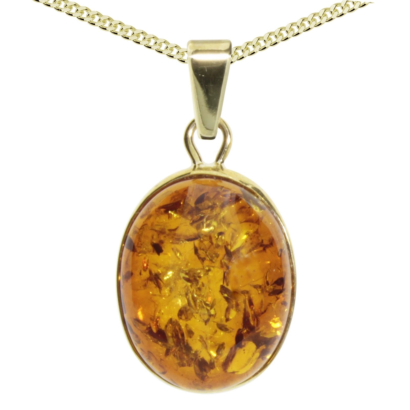 Kette mit Anhänger Ostsee-Schmuck Kette mit Anhänger Classic 16x12
