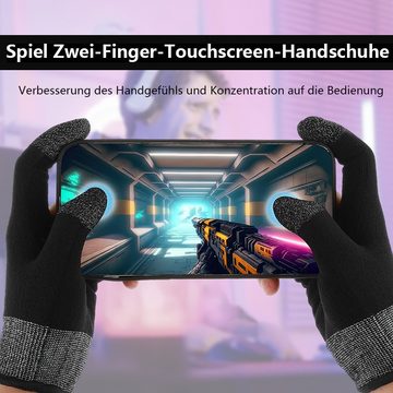 Juoungle Trainingshandschuhe Schweißfeste atmungsaktiv Fingerhandschuhe, Touchscreen Handschuhe