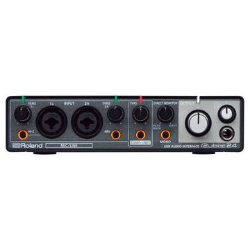 Roland Audio Roland Rubix 24 USB Audio-Interface + Midi-Kabel Digitales Aufnahmegerät