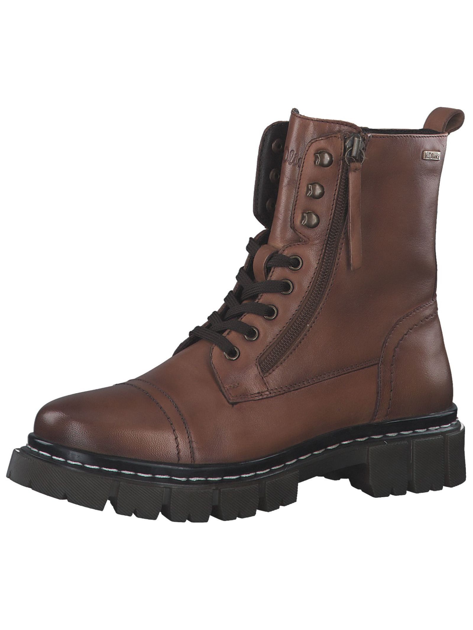 s.Oliver Stiefelette Leder Schnürstiefelette günstig online kaufen