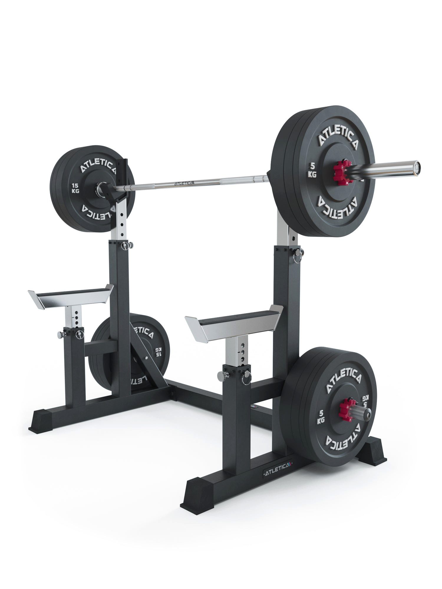 ATLETICA Power Rack Dome höhenverstellbare Squat- und Hantelbank