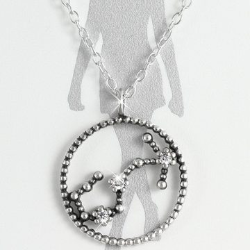 SilberDream Silberkette SilberDream Sternbild Skorpion Halskette, Halskette (Sternbild Skorpion) ca. 42cm und 45cm, 925 Sterling Silber
