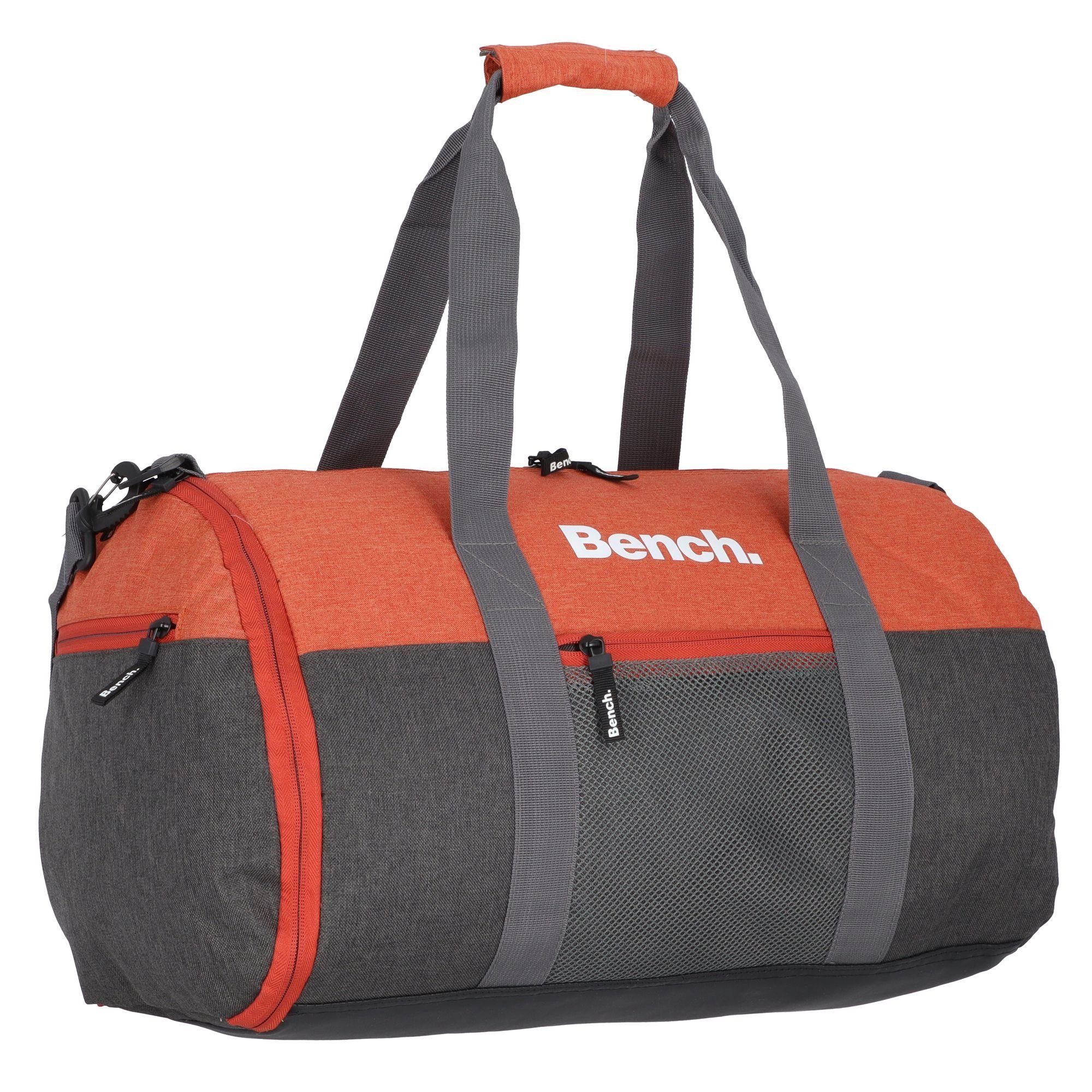 Bench. Weekender Classic, Polyester dunkelgrau-rostbraun