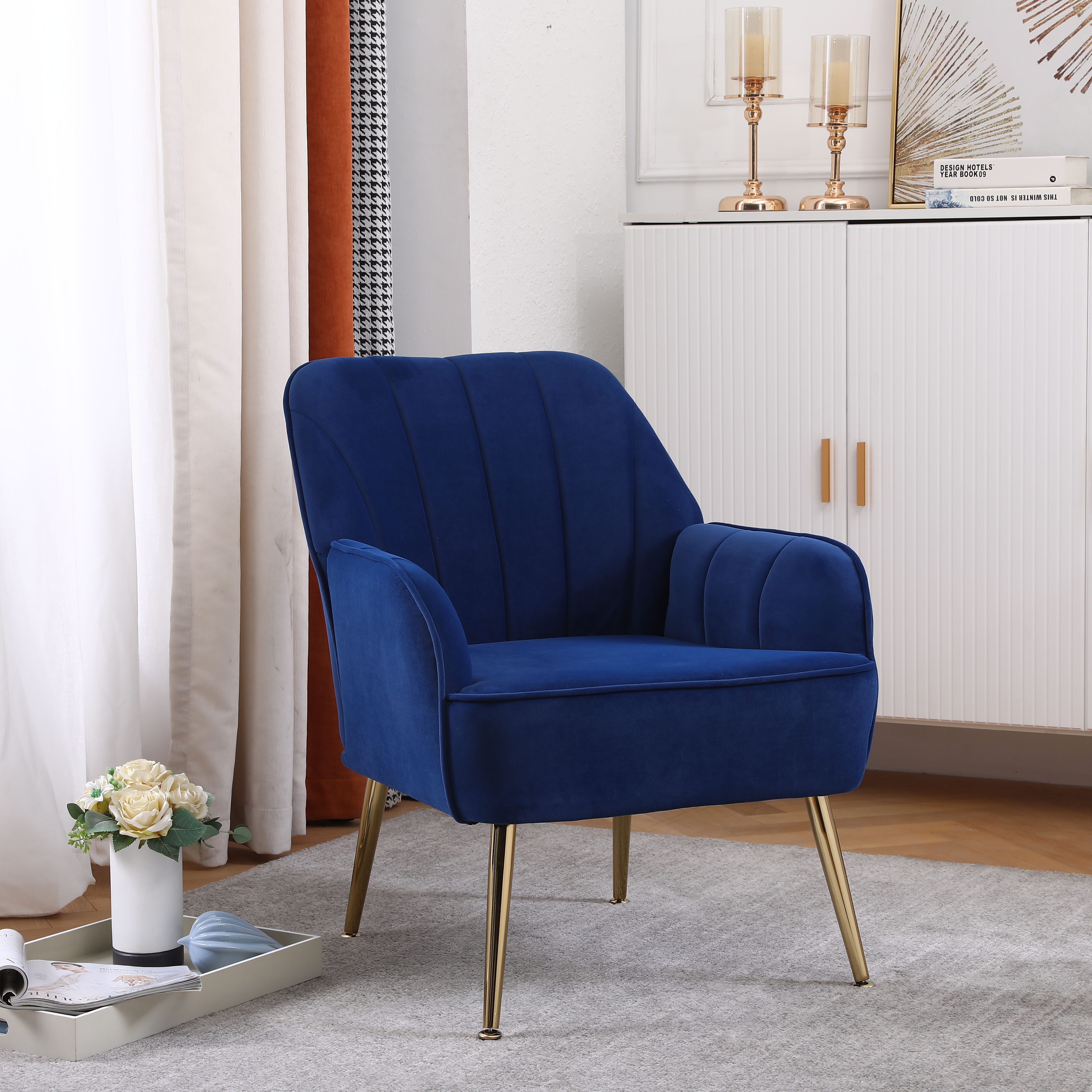 MODFU Loungesessel Einzelsessel,Polstersessel,Fernsehsessel (Samt Freizeits günstig online kaufen