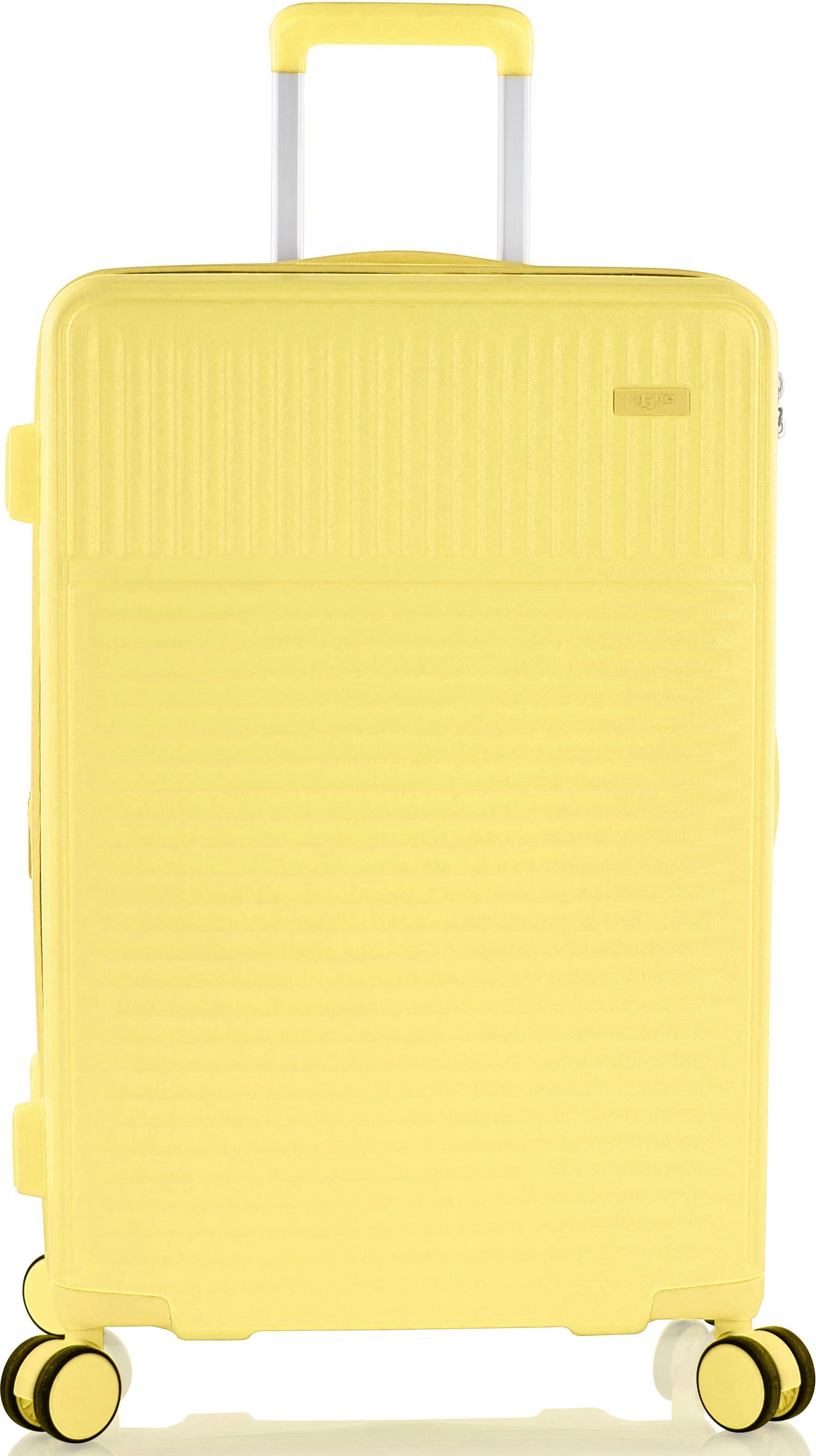 Hartschalen-Trolley yellow cm, 66 Pastel, Heys 4 Rollen