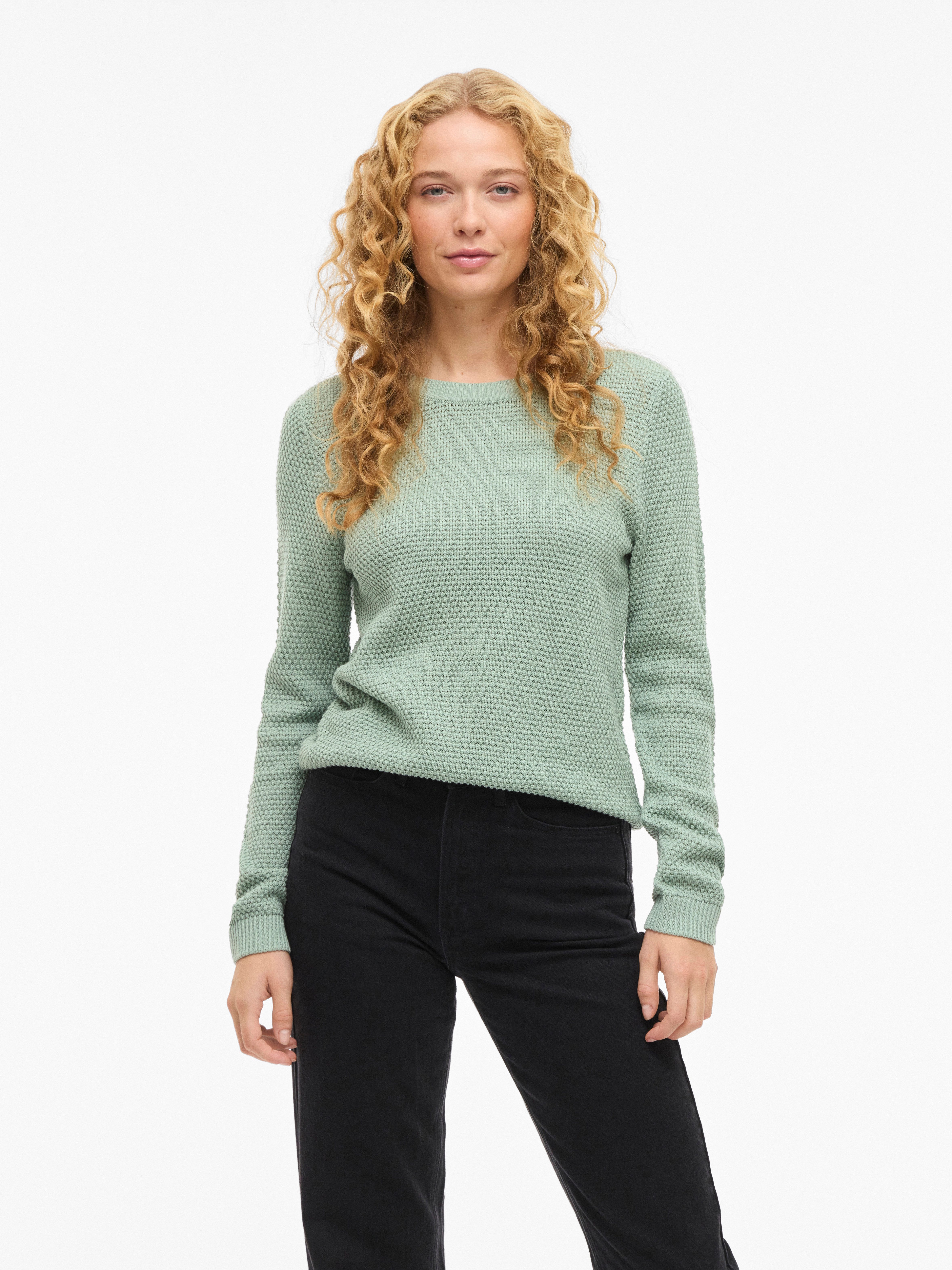 Vila Rundhalspullover VIDALO O-NECK L/S KNIT TOP- NOOS günstig online kaufen
