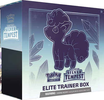 POKÉMON Sammelkarte Pokemon Sword & Shield: Silver Tempest Elite Trainer Box - Englisch