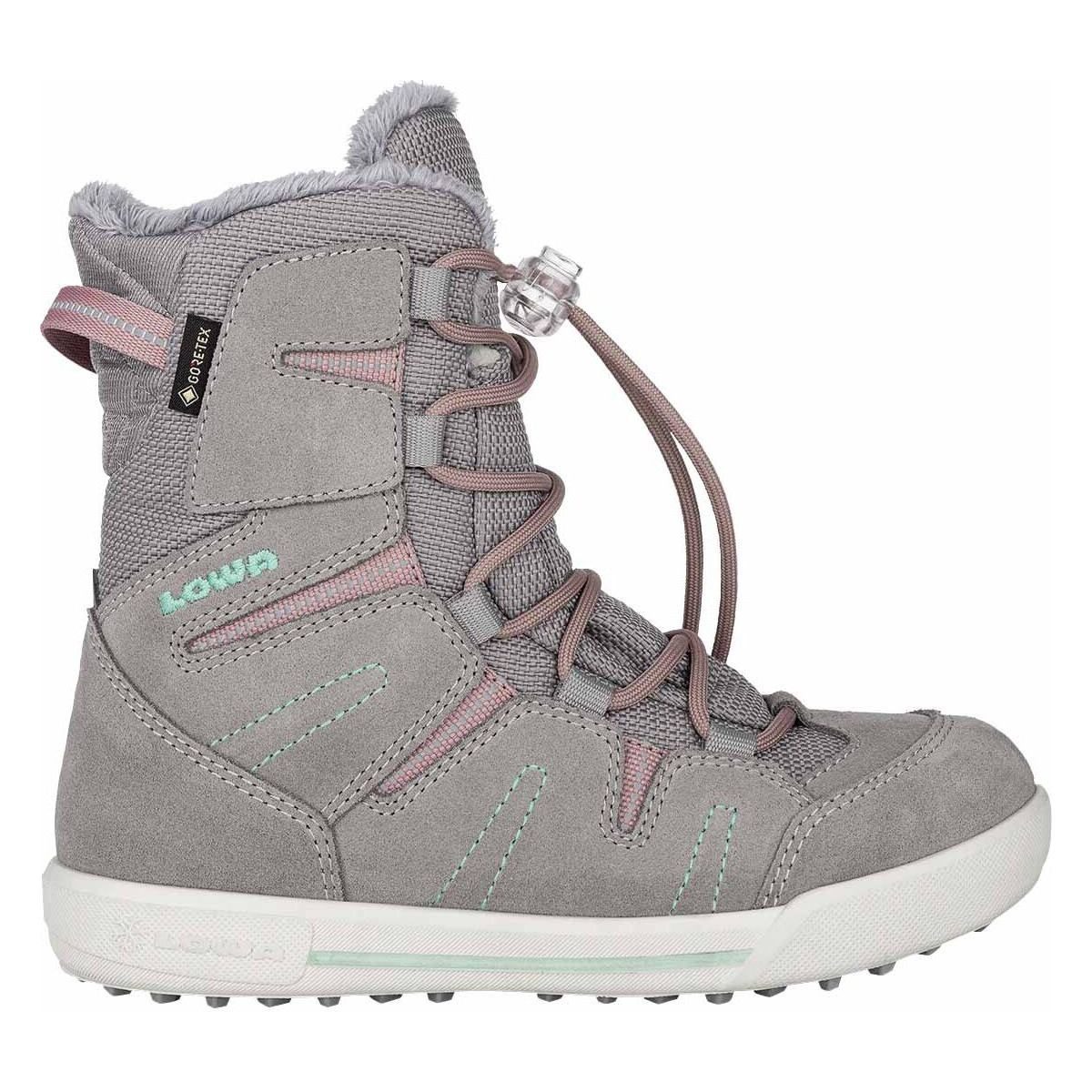 Lowa Lucy GTX Hi JR Winterstiefel Wasserdichte und atmungsaktive Schneeboots für Mädchen mit optimaler