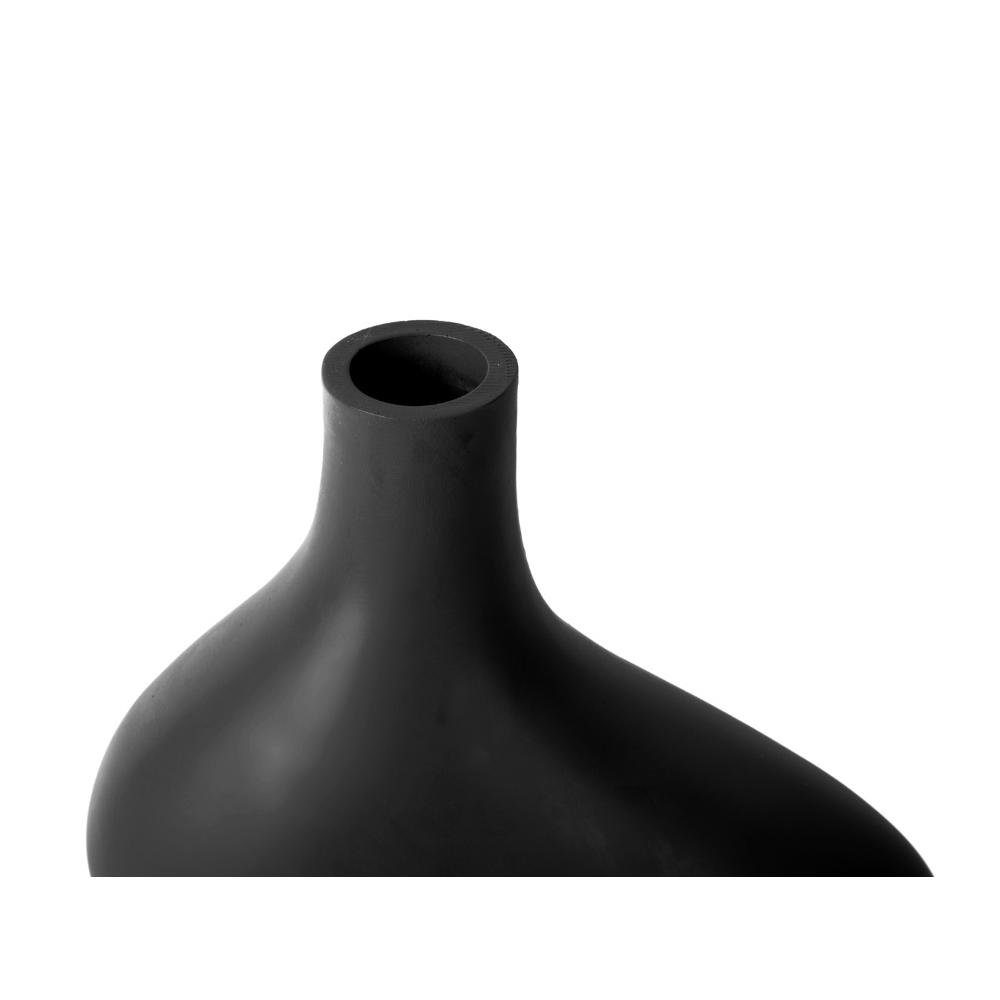 Black (Large) Time Vase Organic Present Curves Dekovase