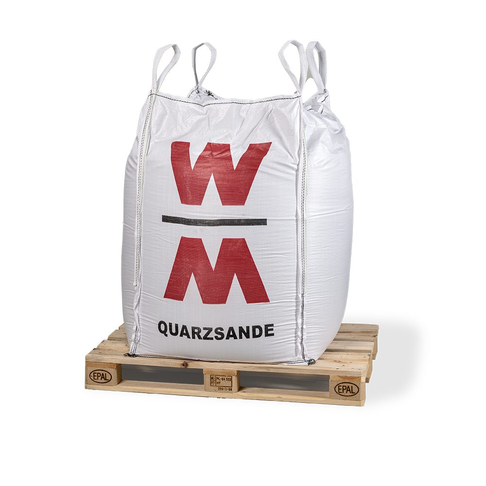 WOLFF & MÜLLER Streuwagen Streusand 1 -3mm, ökol. Winterstreugut, Streumittel für Winter, natürliches Streugut ohne Zusätze