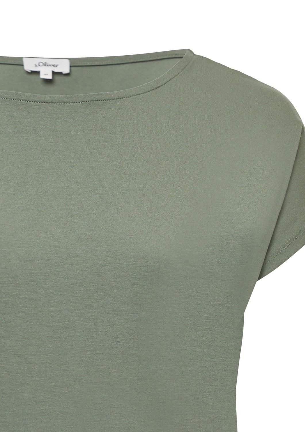 s.Oliver T-Shirt CURVE T-Shirt mit überschnittenen günstig online kaufen