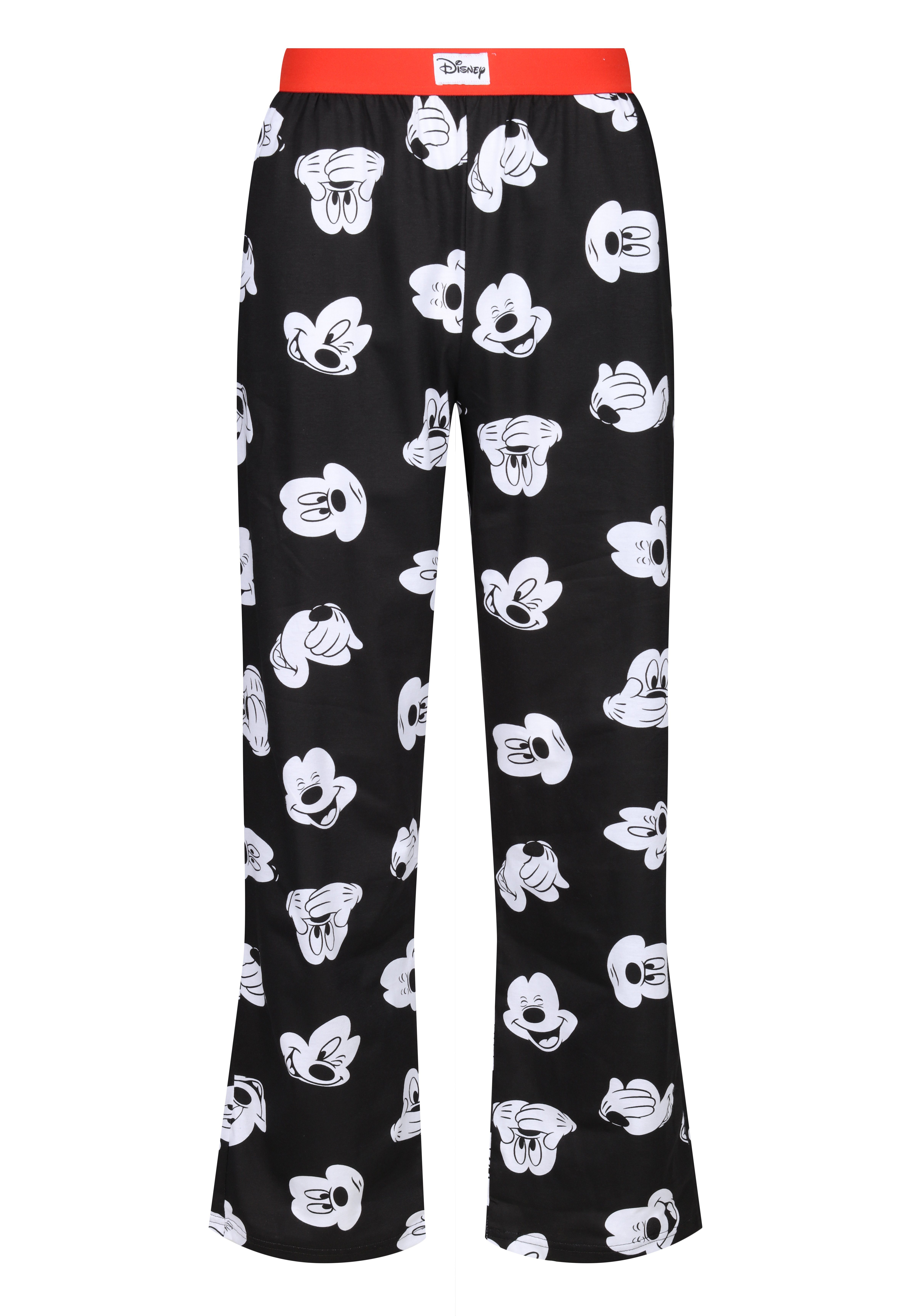 Recovered Loungepants Loungepant - Disney Mickey Expressions Black