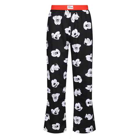 Recovered Loungepants Loungepant - Disney Mickey Expressions Black