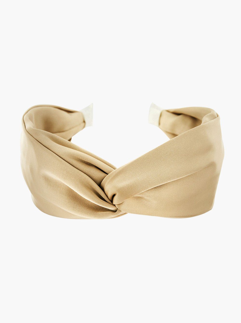 axy Haarreif Breiter Haarreif mit raffinierten Knoten Satin bezogen, Satin bezogen, Vintage Damen Haareifen Haarband