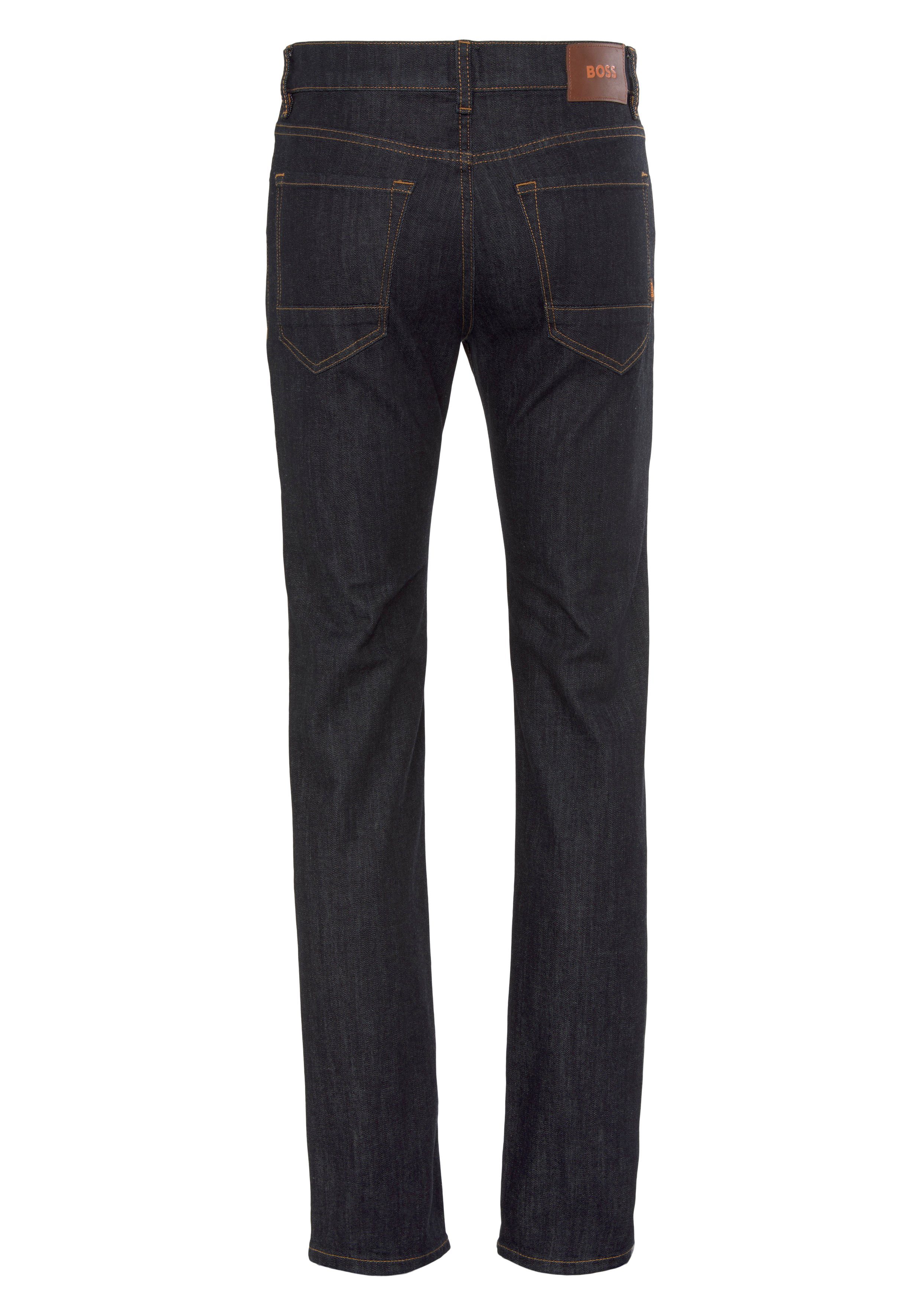 ORANGE mit BOSS Leder-Badge Slim-fit-Jeans