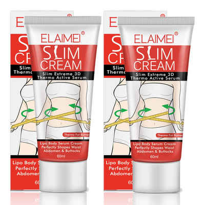 P-Beauty Cosmetic Accessories Körpercreme Fettverbrennungs Creme Slim Cream Verbrennung Körperfett, 2-tlg., Fettverbrennungscreme