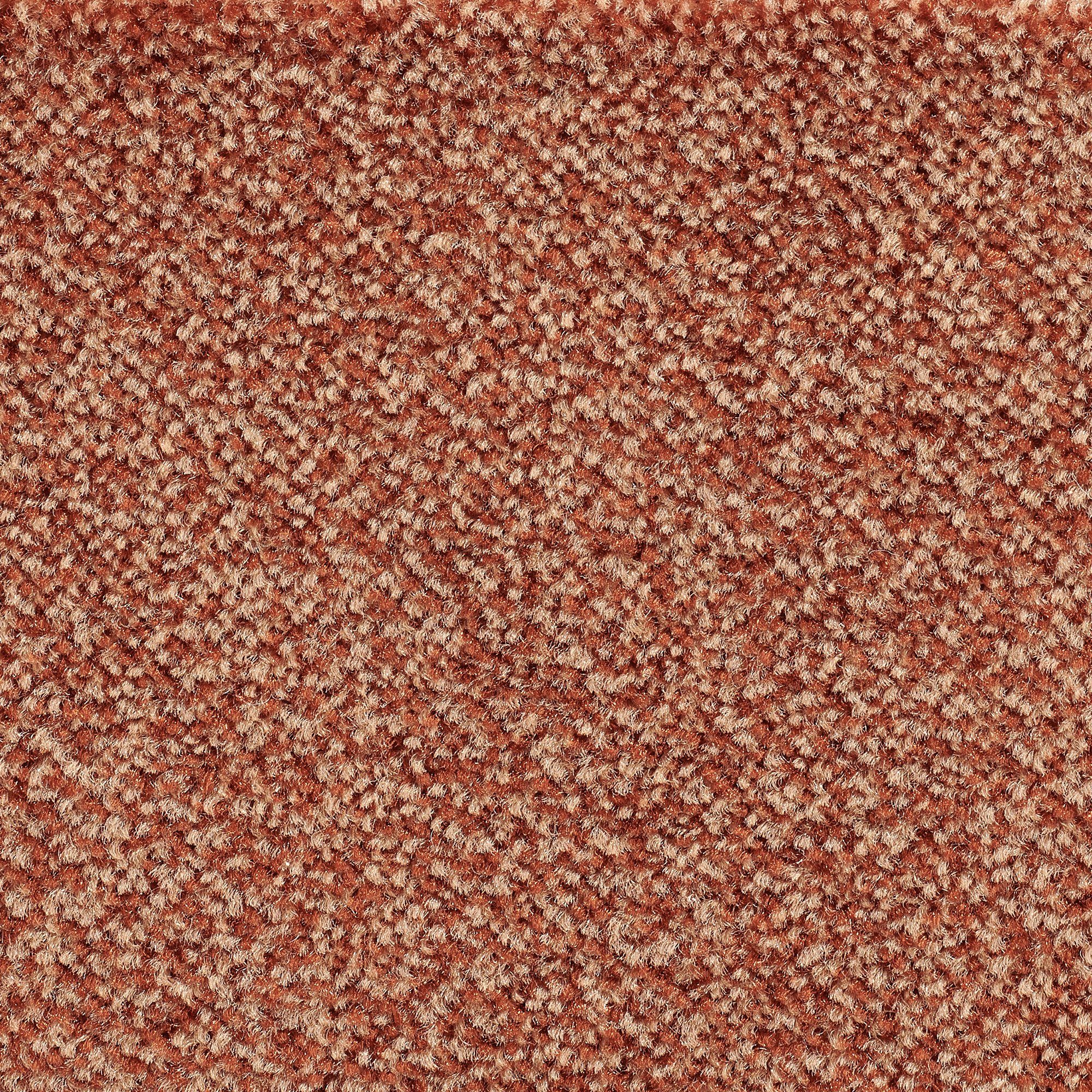 Teppichboden Veloursteppich Juno, Bodenmeister, rechteckig, Höhe: 8,5 mm, Wohnzimmer, Schlafzimmer, Kinderzimmer, Breite 400/500 cm orange