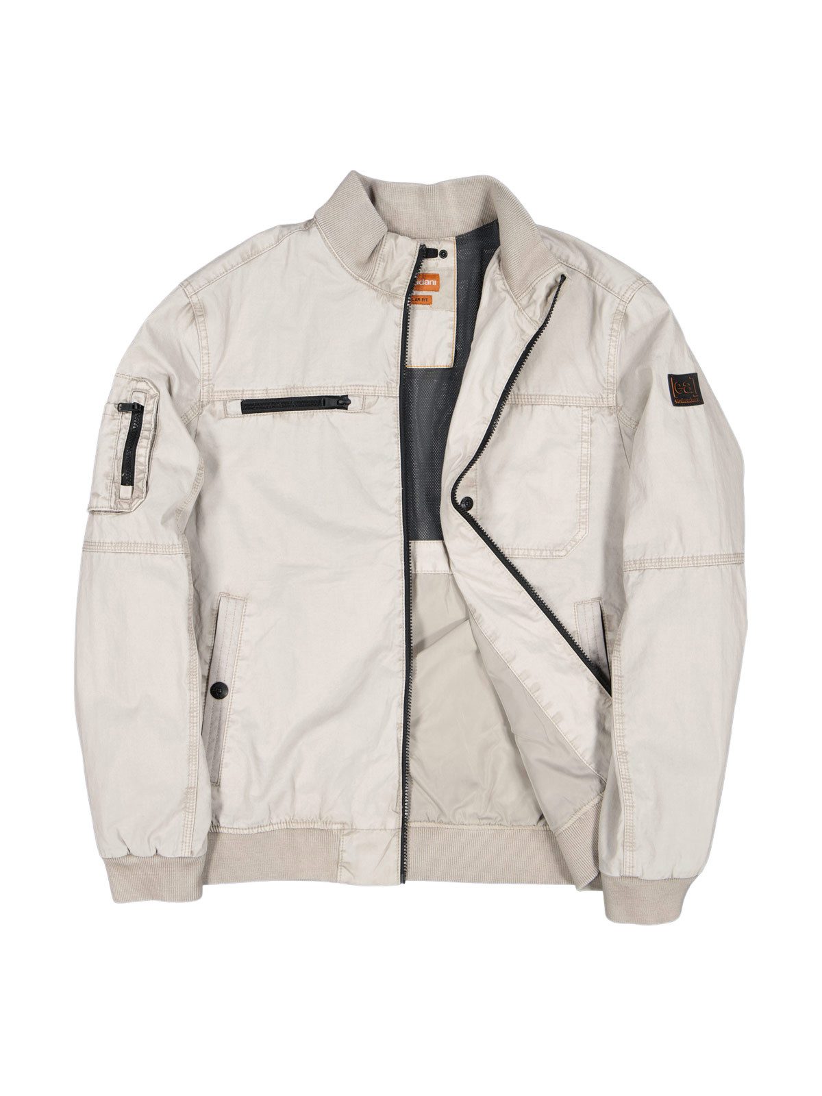 Kurzjacke Herren Modische Baumwolljacke, Beige