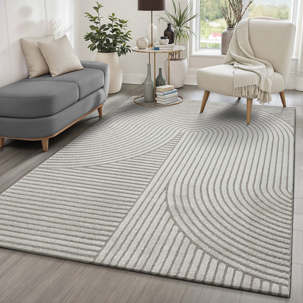 the carpet Teppich Everest, rechteckig, Höhe: 14 mm, moderner Wohnzimmer Teppich hohe Flordichte