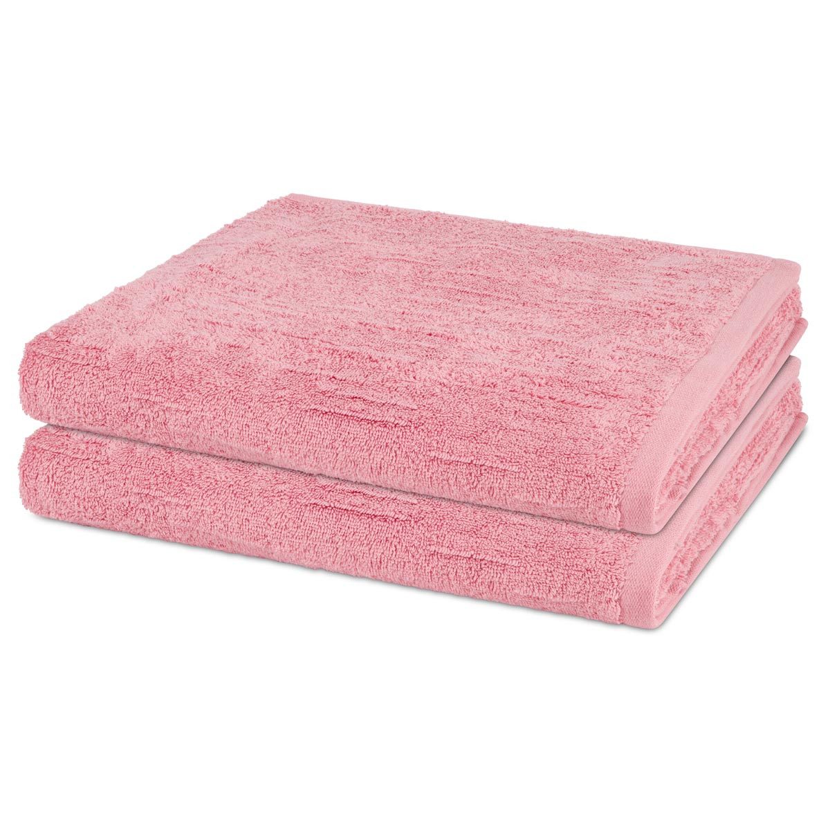 ROSS Handtuch Set Premium, Walkfrottee (Spar-Set, 2-St), 2 X Duschtuch im Set - Baumwolle - Saugstark