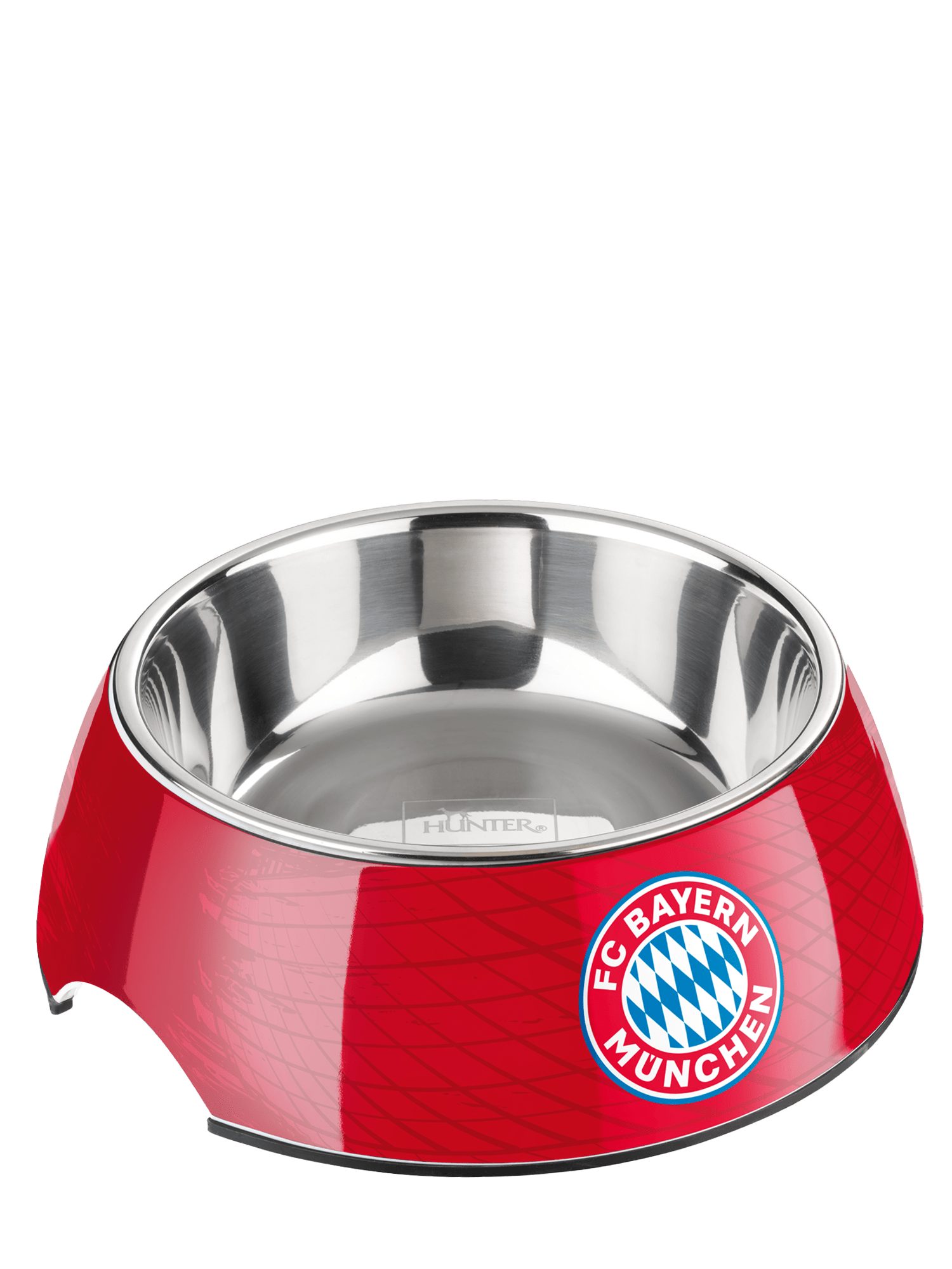 Hunter Hunde-Geschirr FC Bayern München, Melamin Napf FC Bayern, Rot, Metall, Melamin