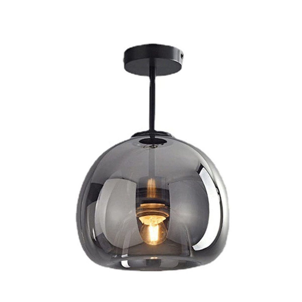 DOPWii Hängeleuchten Lüster Glas-Kronleuchter Schirm,Ohne Lichtquelle,E27,Φ günstig online kaufen