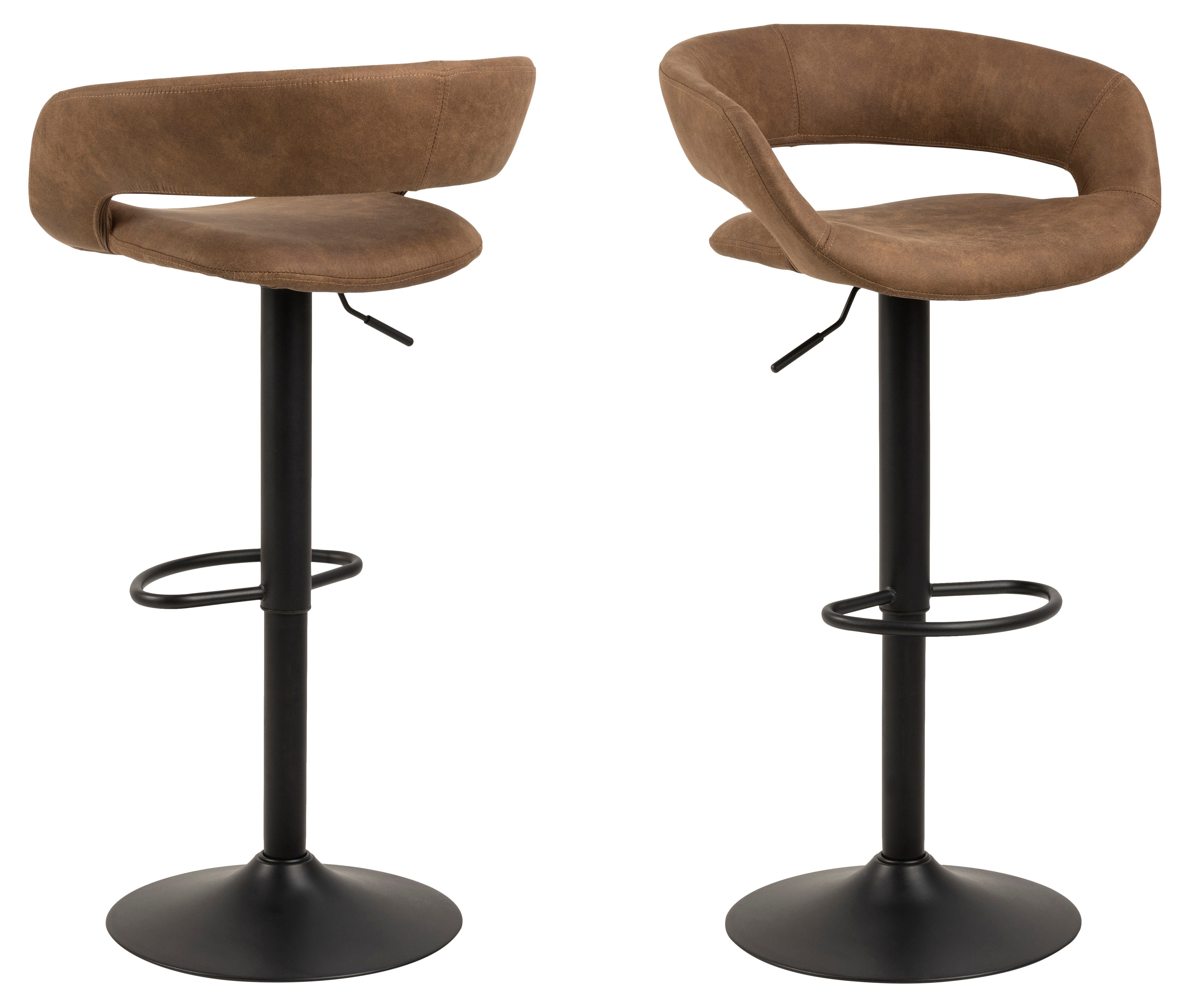 ACTONA GROUP Barhocker 2er Set Grace Barhocker braun. (2 St)