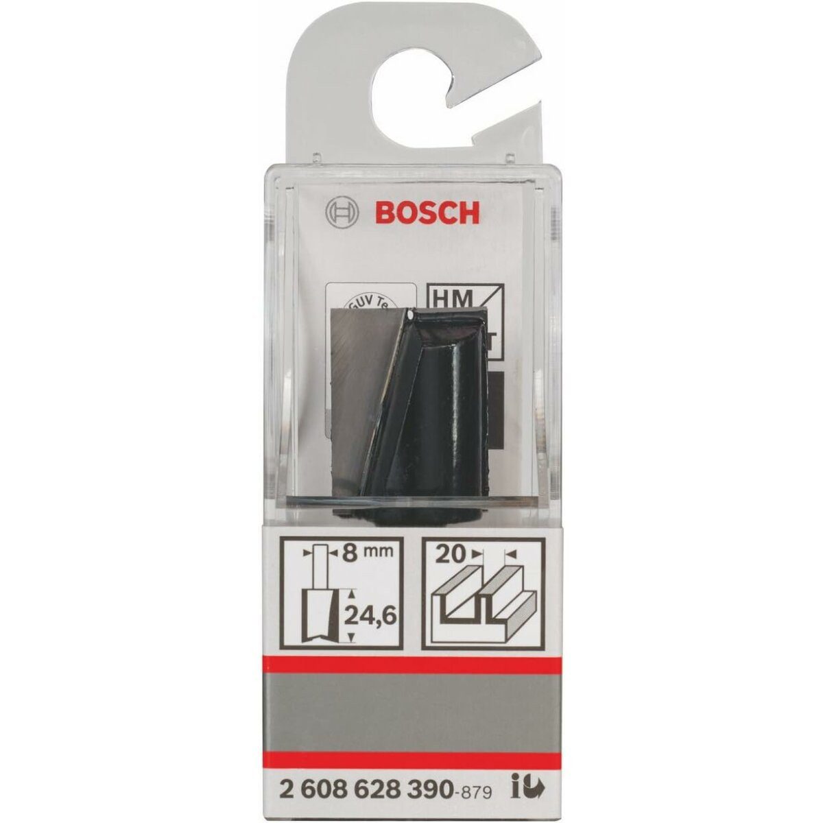 Bosch Professional V-Nutfräser Nutfräser for Wood (für Holz, Ø 20 mm, Arbeitslänge 25 mm