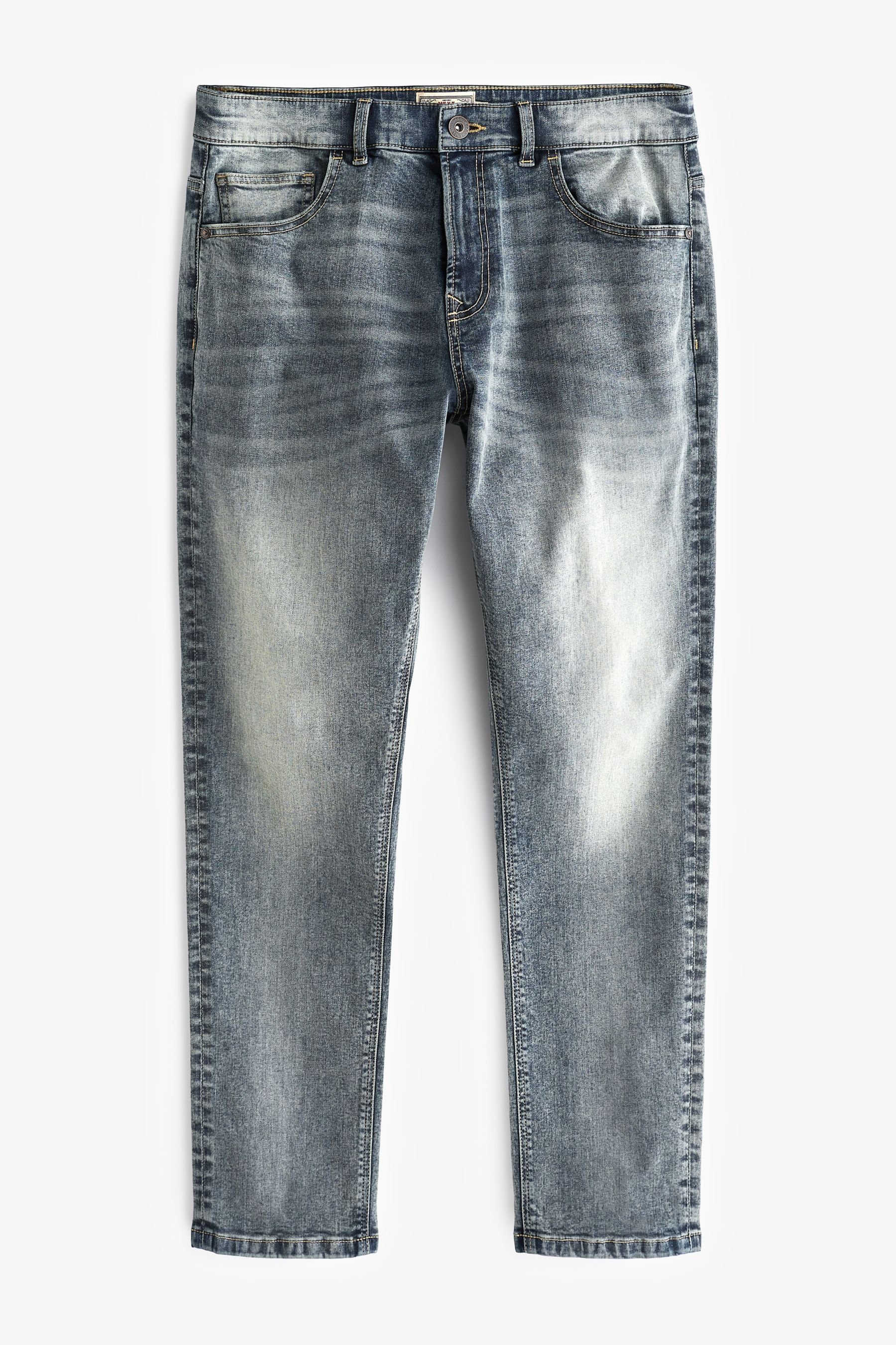 Next Slim-fit-Jeans Essential Slim Fit Jeans mit Stretch (1-tlg) Vintage Grey