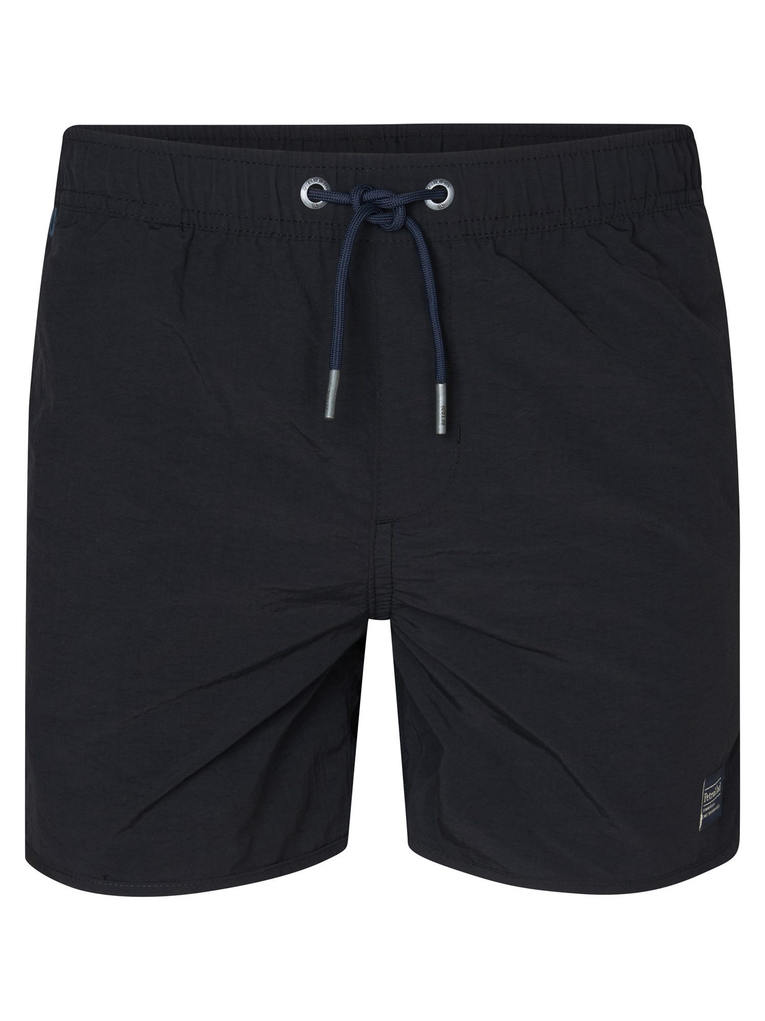 Petrol Industries Badeshorts - Unifarbene Badehose mit Logo - Badeshorts mit Print